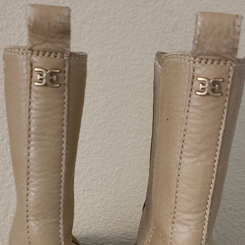 sam edelman wellington chelsea lug sole booties tan size 8.5M - Picture 6 of 6